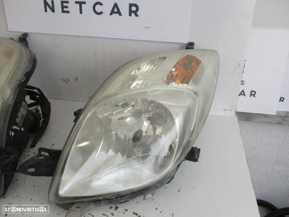 farol optica toyota yaris 2006 - 2