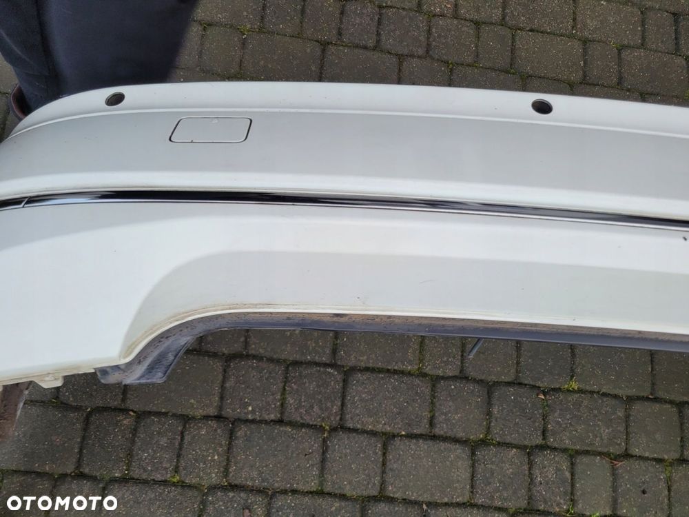MERCEDES W204 KOMBI ZDERZAK TYLNY TYŁ 3.0 CDI V6 2 WYDECHY 650 BIAŁY - 10