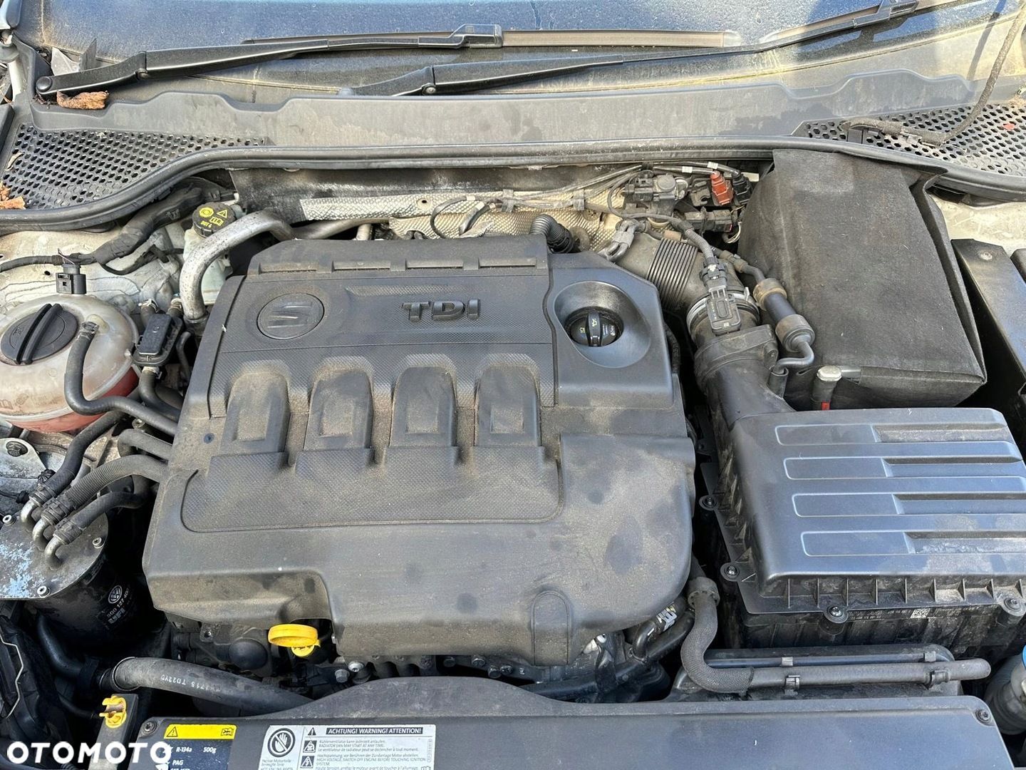 SILNIK SŁUPEK DDY 1.6 TDI VW GOLF VII A3 8V LEON III OCTAVIA III PASSAT B8 - 1
