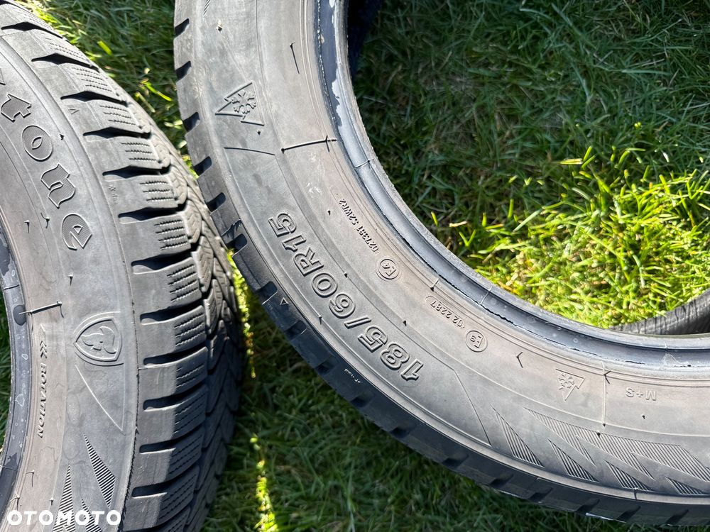 4x Opony zimowe Firestone 5 -5,5mm 185/60/15 - 6