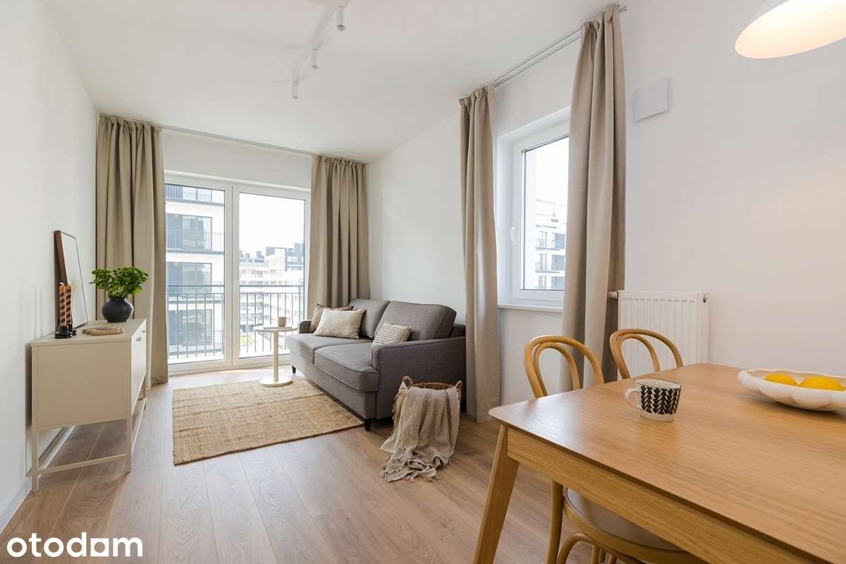 2-pokojowe | 45.97 m2 | Balkon | INTERNET w cenie | Bezpośrednio