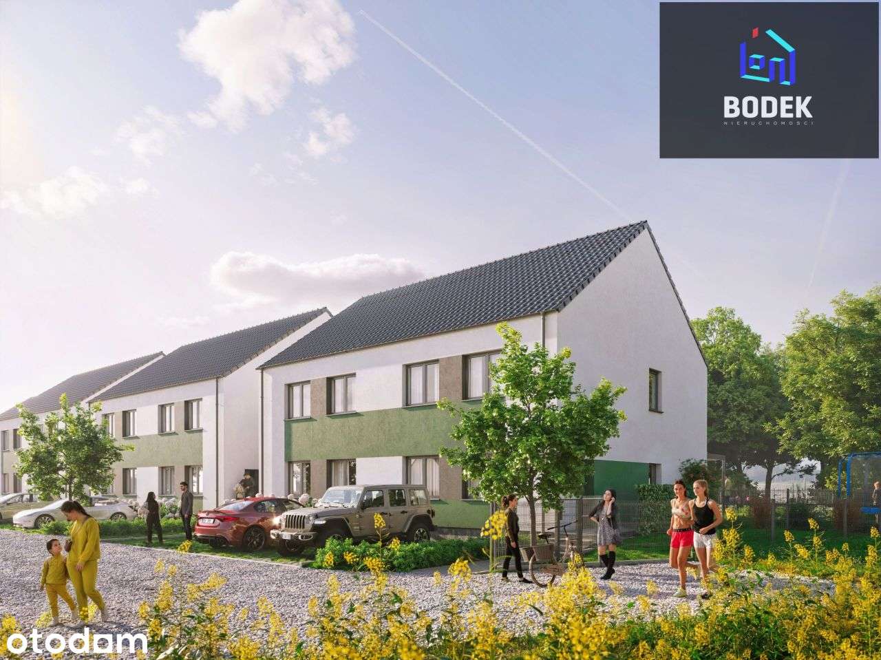 0%, ogródek, parking, podłogówka, rolety