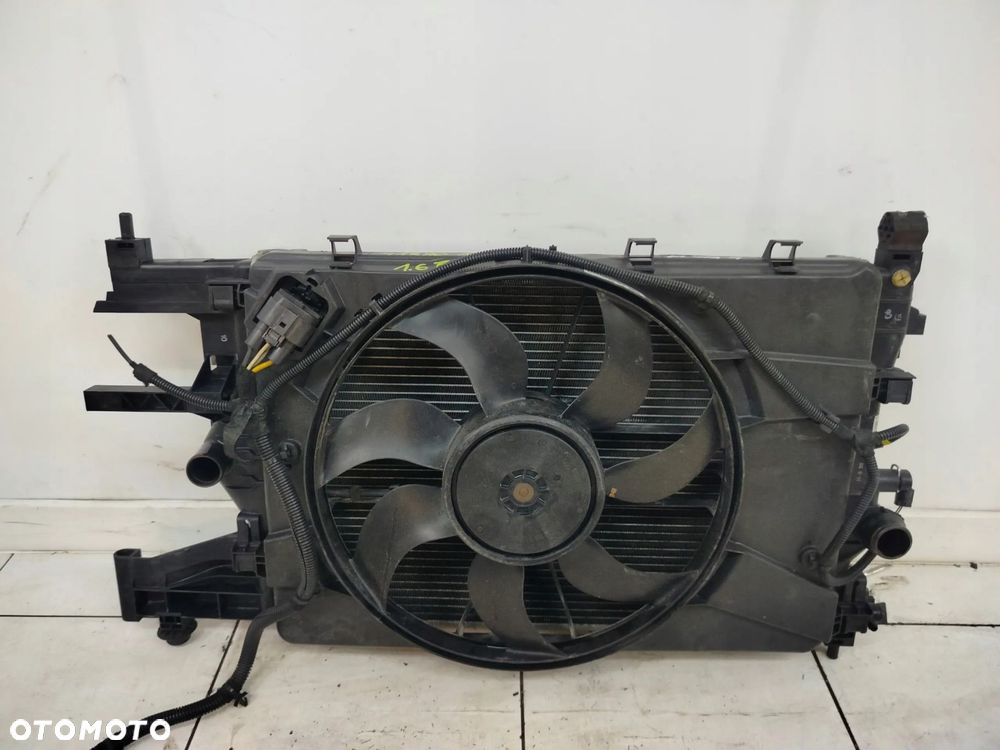 OPEL ASTRA J LIFT 12R- KOMPLET CHŁODNIC WENTYLATOR 1.6 BENZYNA - 5