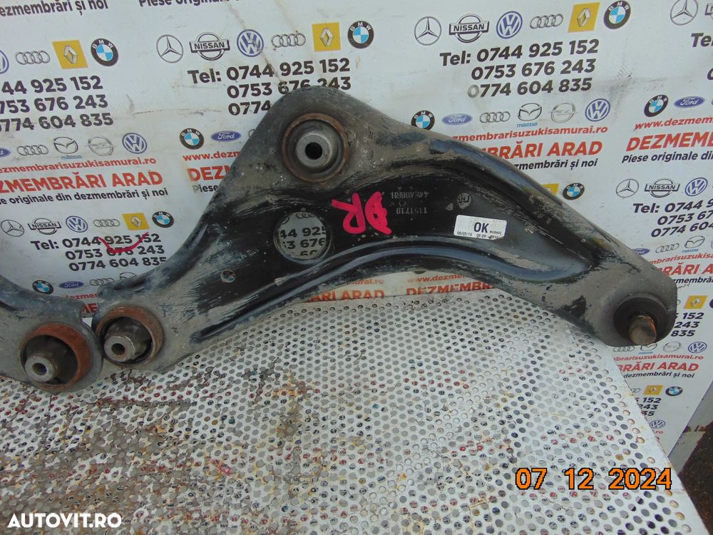 Brat Nissan Qashqai 2013-2021 bascula fata stanga dreapta brate bascule dezmmebrez qashqai j11 - 7