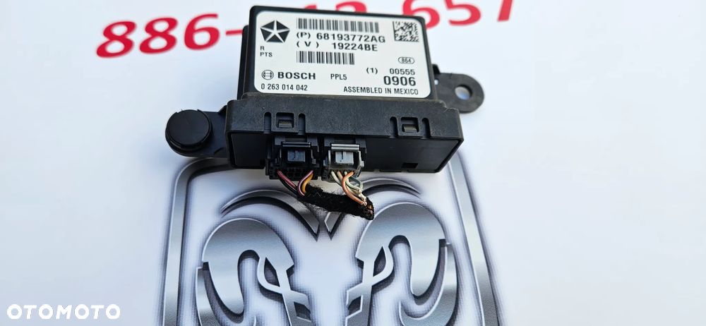 Chrysler Pacifica 2016- Moduł czujników parkowania PDC Sterownik PDC zderzaka tył 4x PDC  68193772AG P68193772AG - 2