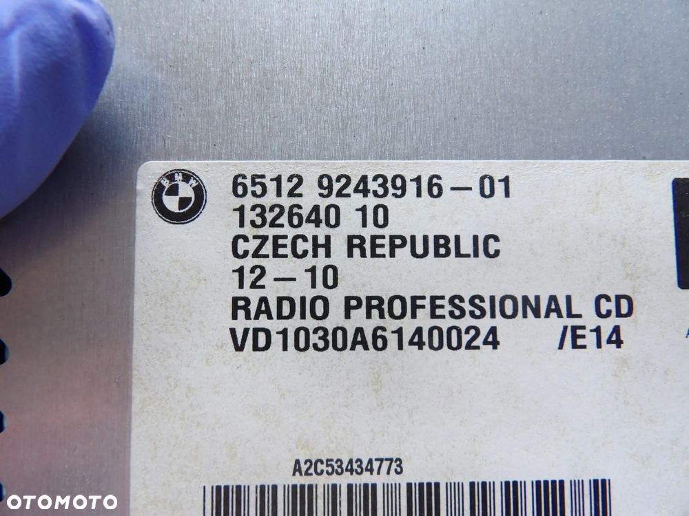BMW - E84,X1 - RADIOODTWARZACZ CD - GPS - MULIMEDIA - 9243916 - 3
