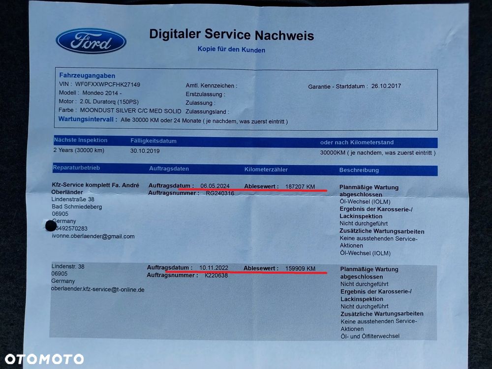 Ford Mondeo Turnier 2.0 TDCi Start-Stopp PowerShift-Aut Business Edition - 38