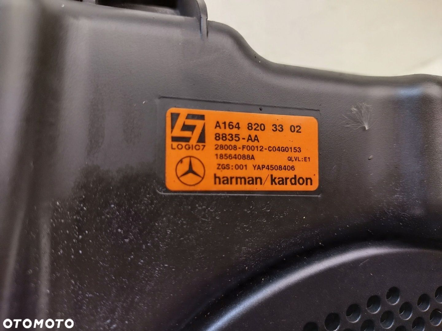 MERCEDES ML W164 LIFT 08-11 GŁOŚNIK NISKOTONOWY SUBWOOFER HARMAN KARDON - 5