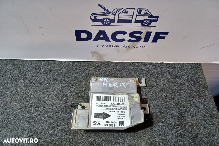 Calculator airbag 13203620 Opel Meriva 1 [2002 - 2006] Minivan 1.4 MT - 1
