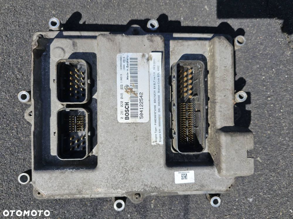 KOMPUTER SILNIKA ECU IVECO EUROCARGO 20E28 0281020048 - 3