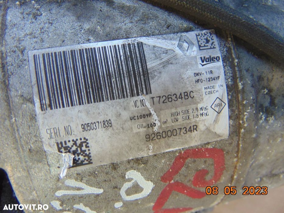 Cmpresor clima Renault Clio 1.2 tce captur 0.9 tce clio 4 - 2