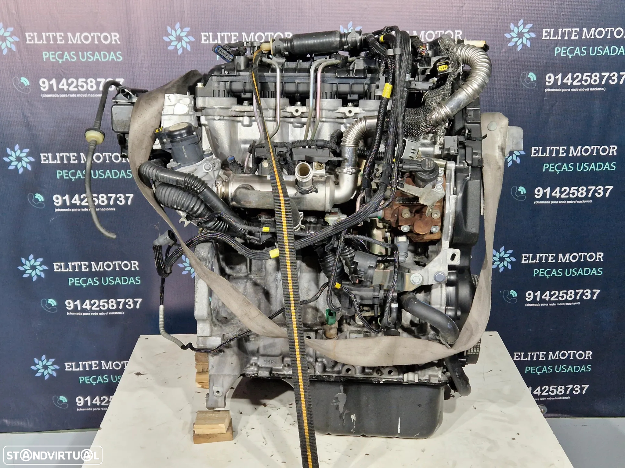 Motor usado 9HZ PEUGEOT 307 1.6 HDI 110CV 207 206 308 3008 PARTNER CITROEN C4 C5 407 MINI - 7