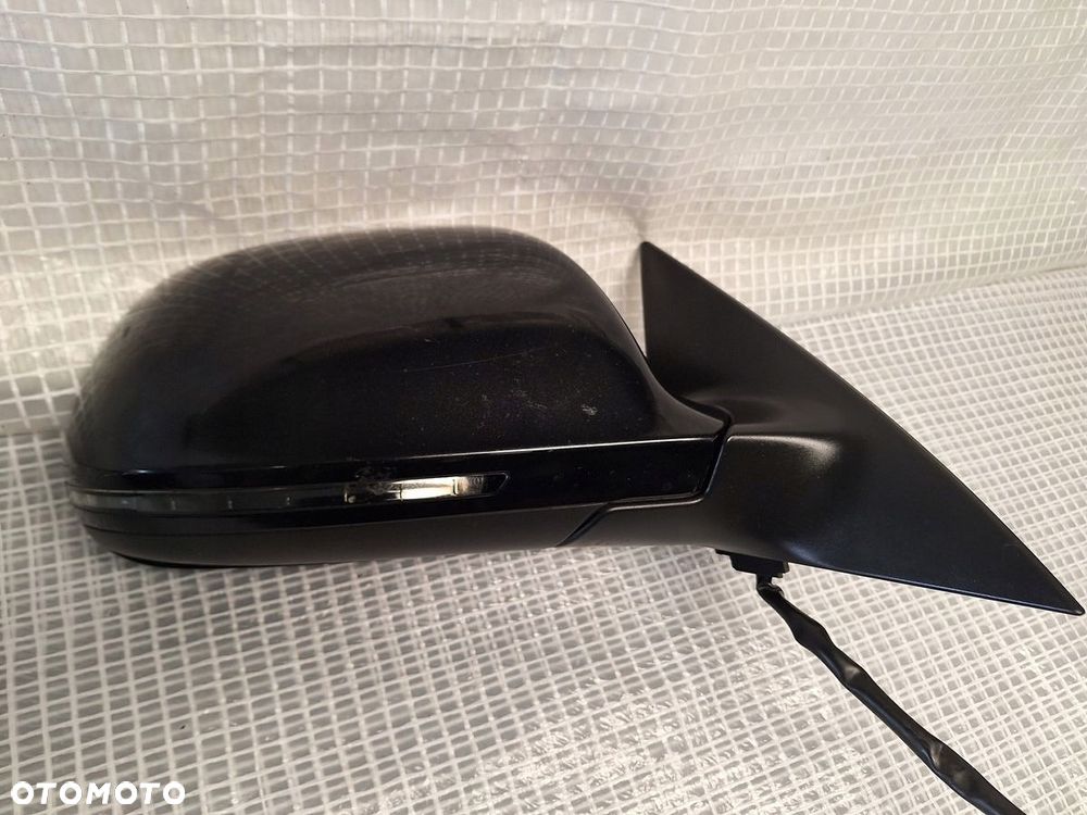 audi a6 c6 lift 4f 2008- lusterko prawe 7 pin czarne europa demont orginal - 1