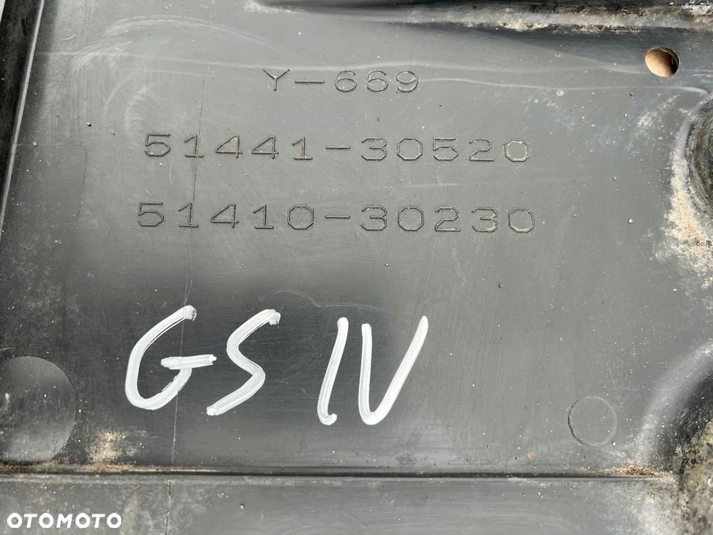 lexus gs iv osłona płyta pod silnik 51441-30520 51410-30230 - 9