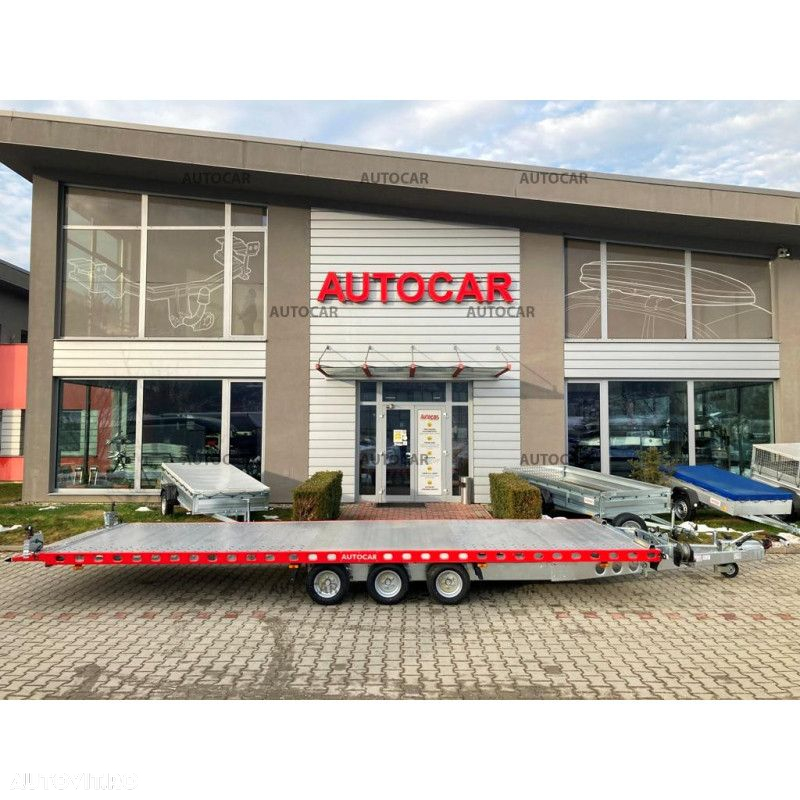 Wiola L35G65P Trailer transport auto cu sistem de franare basculabile cu trei axe ALU - 5