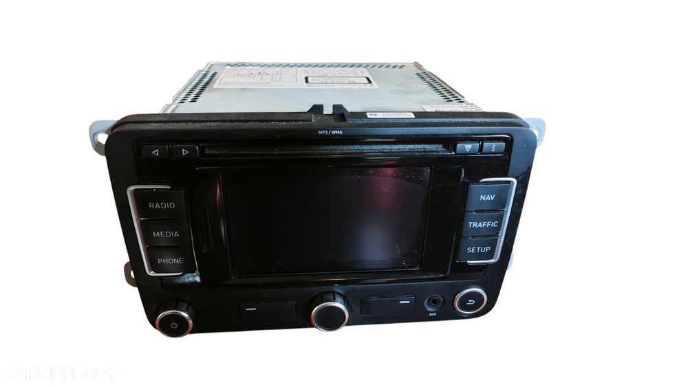 SEAT LEON II 09r RADIO RADIOODTWARZACZ CD NAWIGACJA 5P0035191D - 1