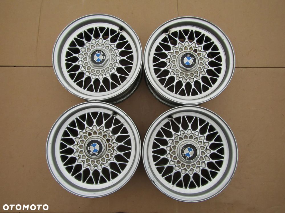4x Felgi Aluminiowe 15 BMW E21 E24 E34 7 j 5x120 ET20 piasta 72,1 m 1179774 - 1