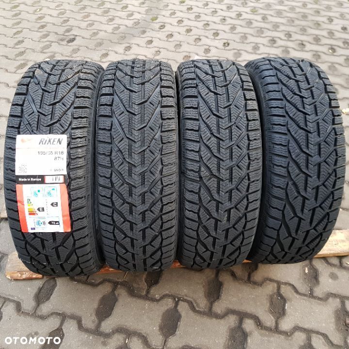 4x 195/55R16 Riken Snow Nowy komplet opon zimowych Poznań - 1