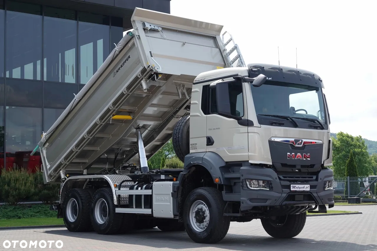 MAN TGS 33.480 / 6X6 / WYWROTKA 3 STRONNA / BORDMATIC / KH KIPPER / AUTOMAT / HARDOX  / BOGATA OPCJA / FABRYCZNIE NOWY / 2025 - 4