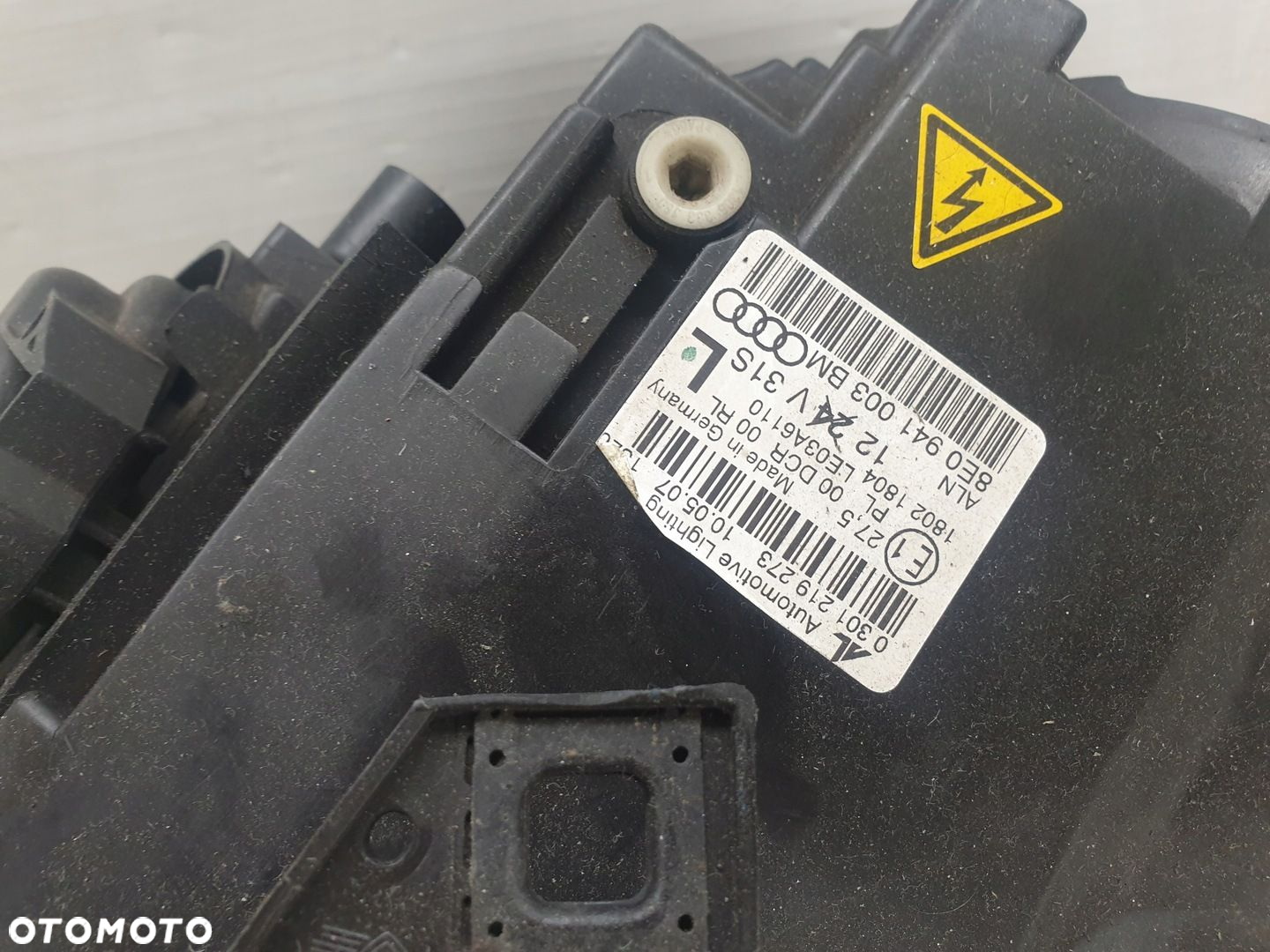 REFLEKTOR BIXENON BI XENON AUDI A4 B7 8E 8E0 2004-2008 OE ORYGINAŁ - 6