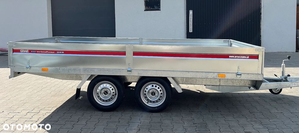 GEWE PRZYCZEPKA SAMOCHODOWA  LEKKA 2 OSIOWA GEWE TYP PD750 352X157CM DMC: 750 KG - 1