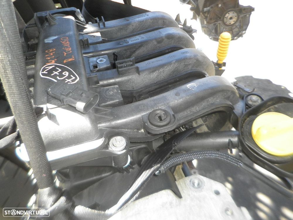 Motor D4F770 RENAULT TWINGO 2013 1.2I 75CV 3P PRETO - 5