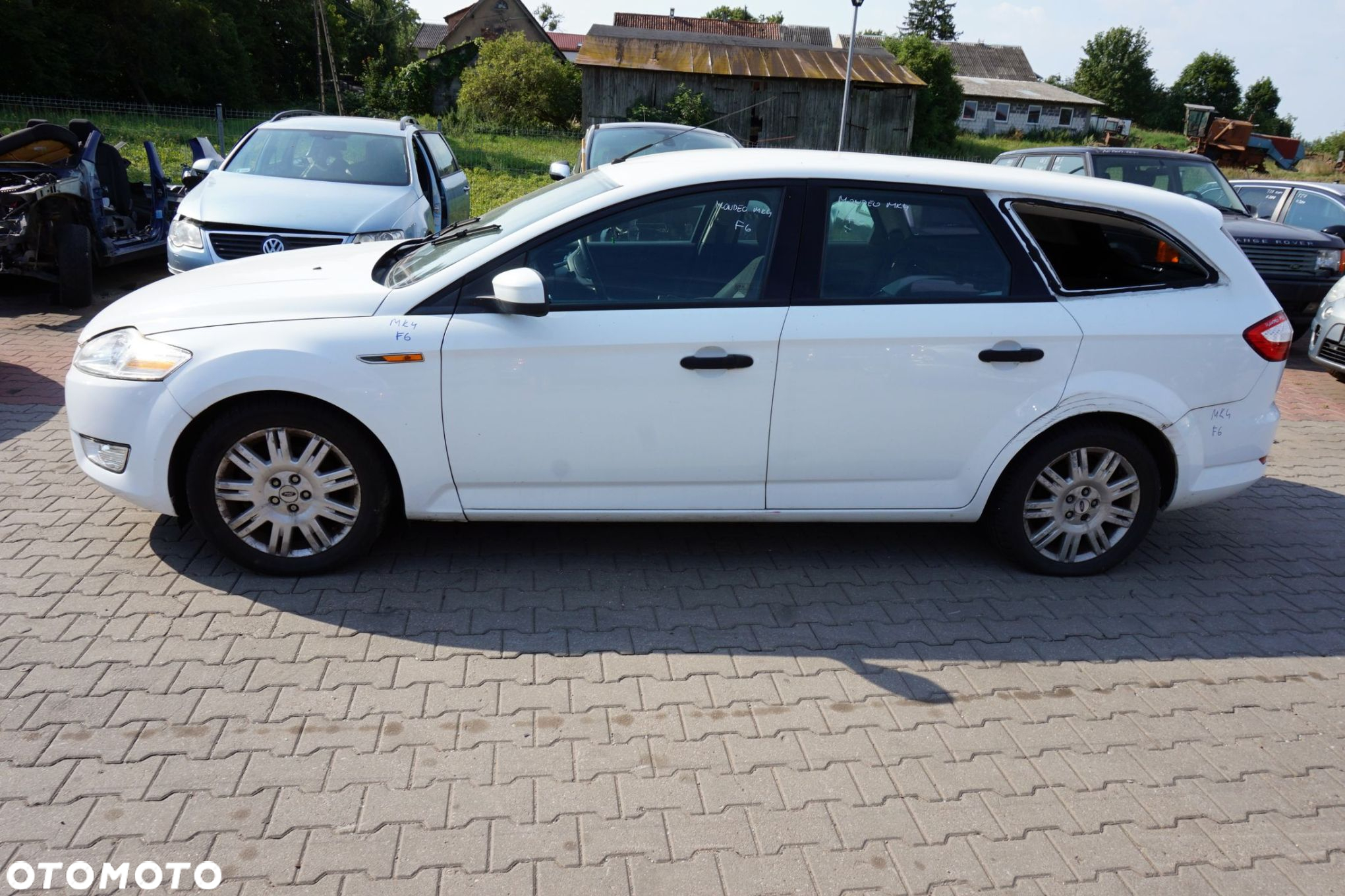 FORD MONDEO IV MK4 KOMBI 2007 F6 1.8 TDCI QYBA 125KM MMT6 BIAŁY FROZEN na części - 2