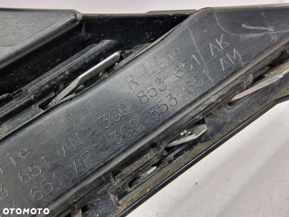 VW PASSAT B8 3G0 LIFT 18- R-LINE ATRAPA / GRILL PRZEDNI PRZÓD , NR 3G0853651AK / 3G0853651AM , NR AUKCJI GR42 - 26