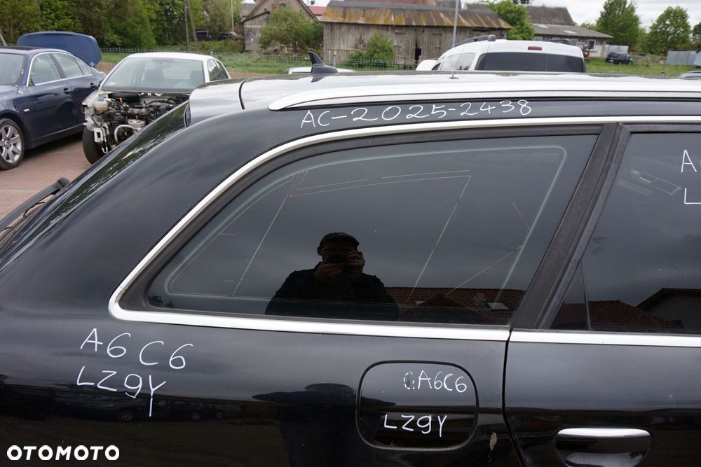 SZYBA KAROSERYJNA TYLNA PRAWA BOCZNA A6 C6 KOMBI  AUDI 2004-2008 - 2