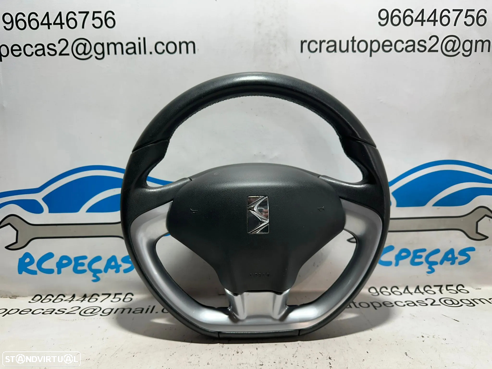 .Volante Guiador Pele Original Citroen DS3 3068794 - 2