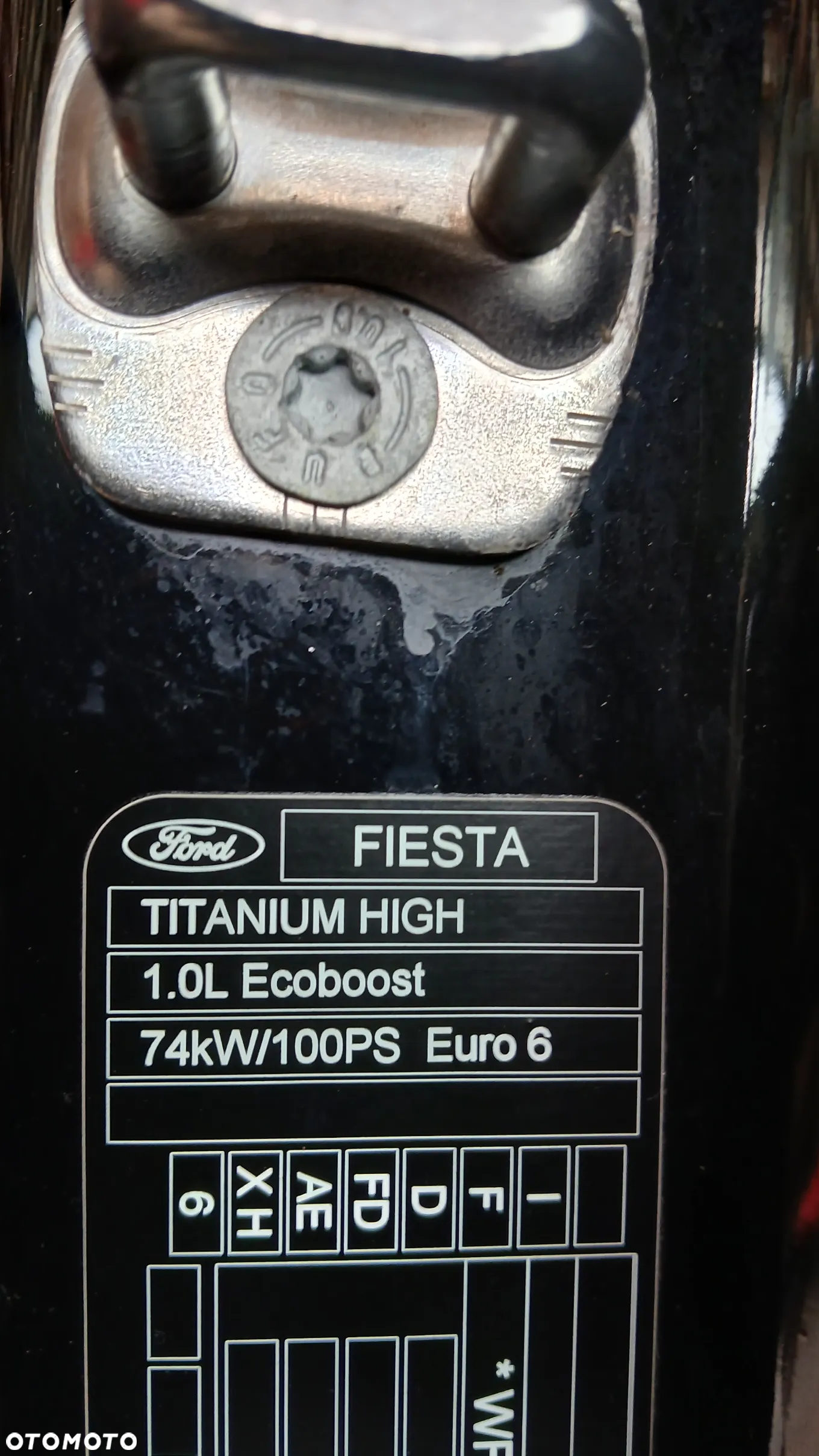 Ford Fiesta MK8 17- błotnik prawy przód czarny - 7