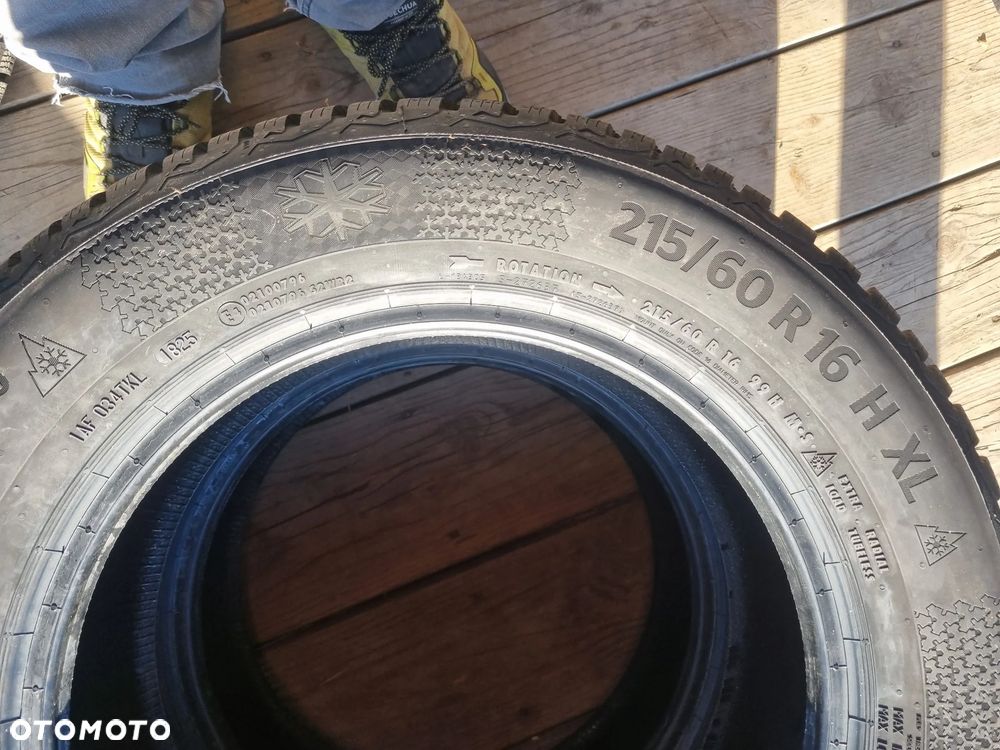 Opony CONTINENTAL WINTER CONTACT TS870 215/60R16 99H 2025r,4x8mm jak nowe - 11