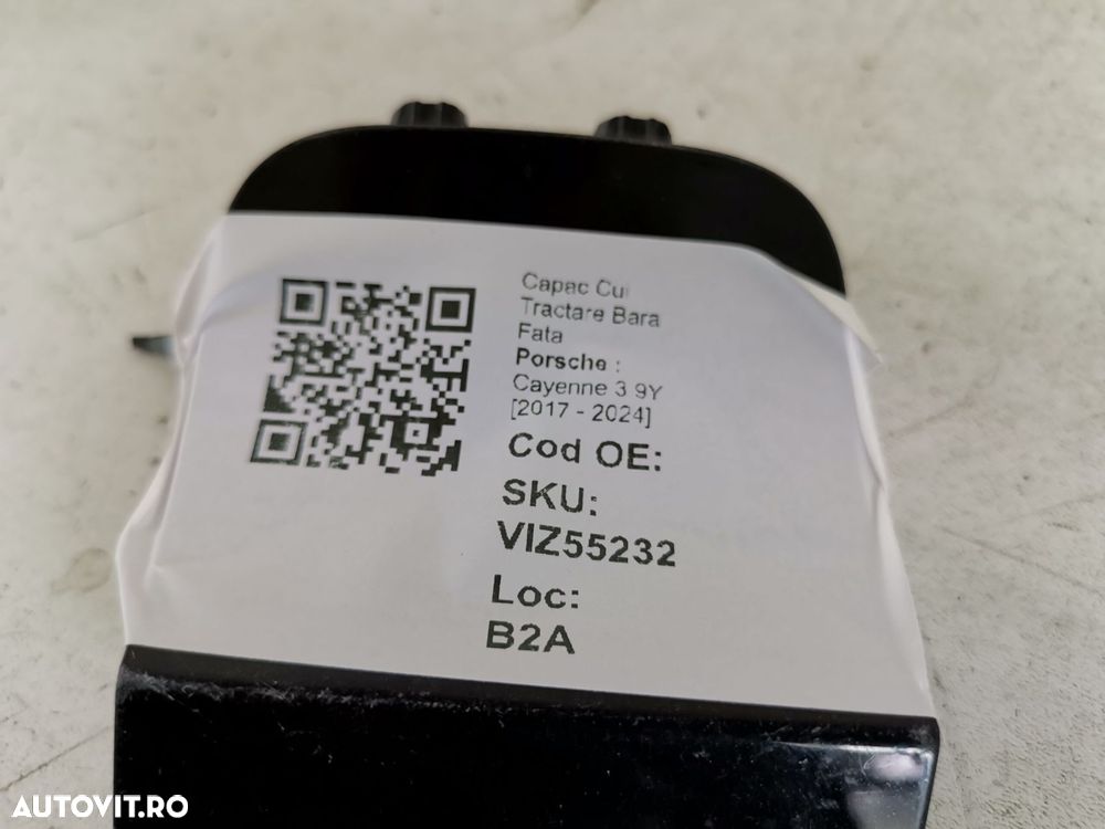 Capac Cui Tractare Bara Fata Porsche  Cayenne 3 9Y 2017 2018 2019 2020 - 8