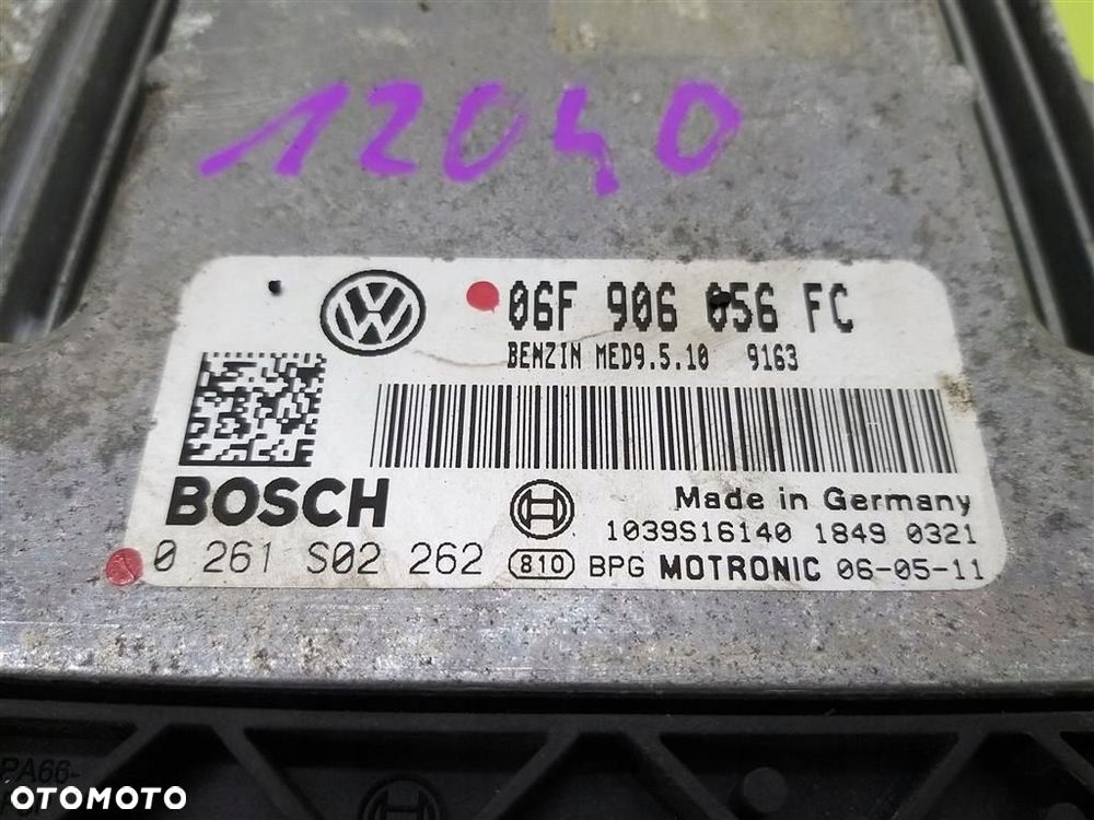 Komputer sterownik silnika VW Passat B6 2005-2010 2,0 FSI 06F906056FC BOSCH - 3