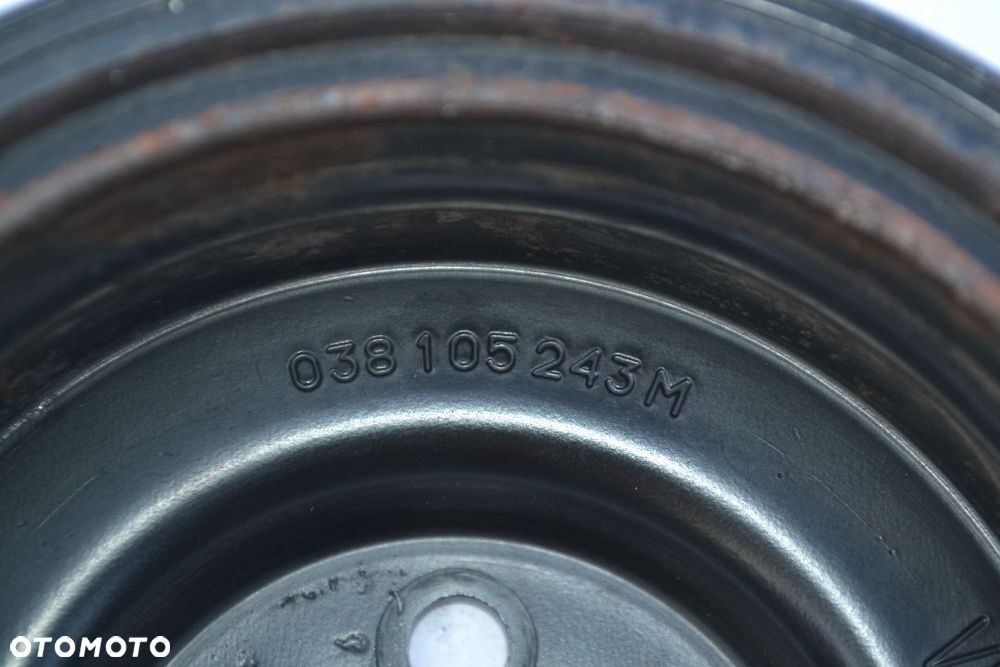 VW AUDI SEAT SKODA 1,6 1,9 2,0 TDI KOŁO PASOWE WAŁU 038105243M - 4