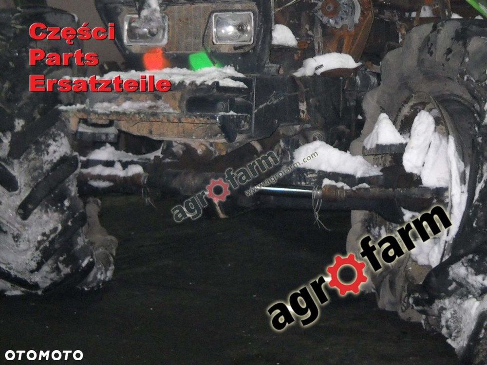 Deutz Agrostar 6.11 części, skrzynia biegów, oś - 2