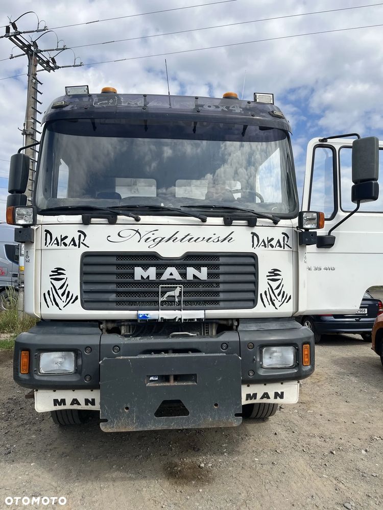MAN FE 35.410  8x4 Meiller Kipper 3 stronny 2 siłowniki Nowe opony Czołownica - 24
