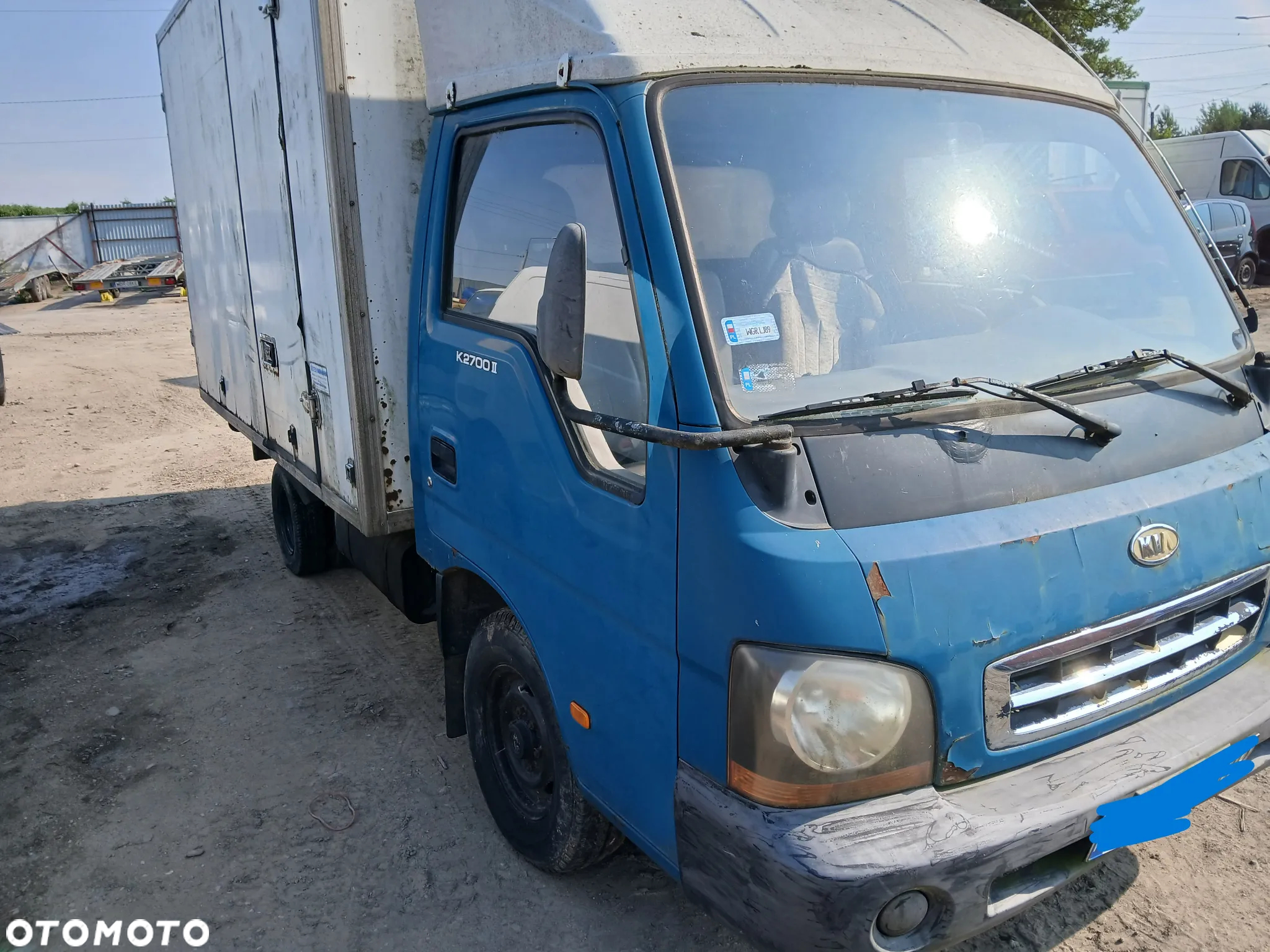 kia K2700 silnik 2.7 TCI skrzynia napęd sanki belka wahacz wahacze zacisk zaciski zwrotnica piasta - 2