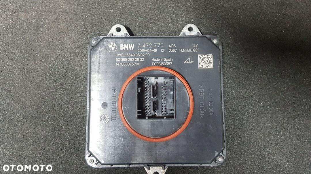 bmw g01 x3 g02 x4 modul sterownik lampy 7472770 - 2