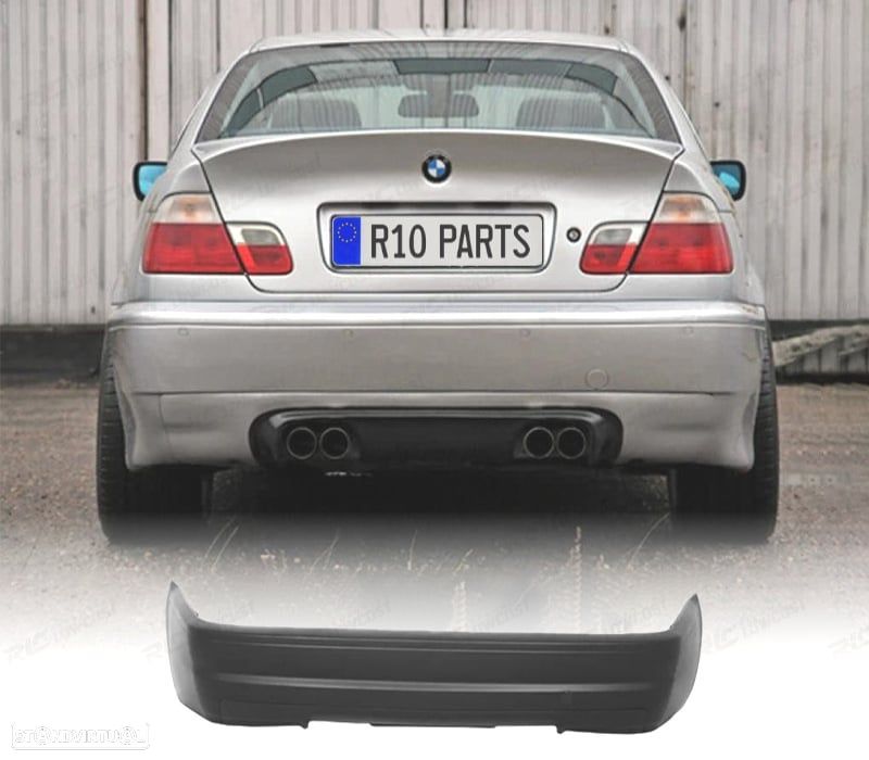 PARÁ-CHOQUES TRASEIRO BMW E46 BERLINA 98-05 LOOK M3 - 1