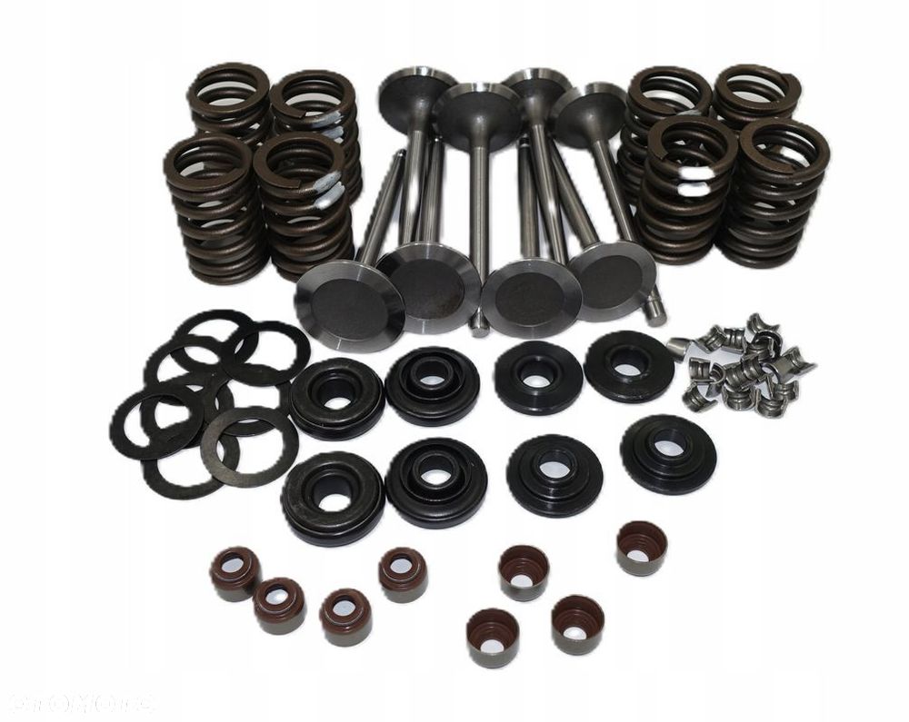 TOYOTA 3Y 4Y ZAWORY SPREZYNY ZAWOROWE MISECZKI PODKLADKI USZCZELNIACZE - 1