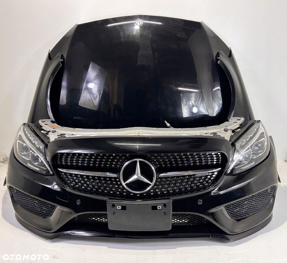 MERCEDES W205 C43 AMG ZDERZAK MASKA CHŁODNICE 197 - 1