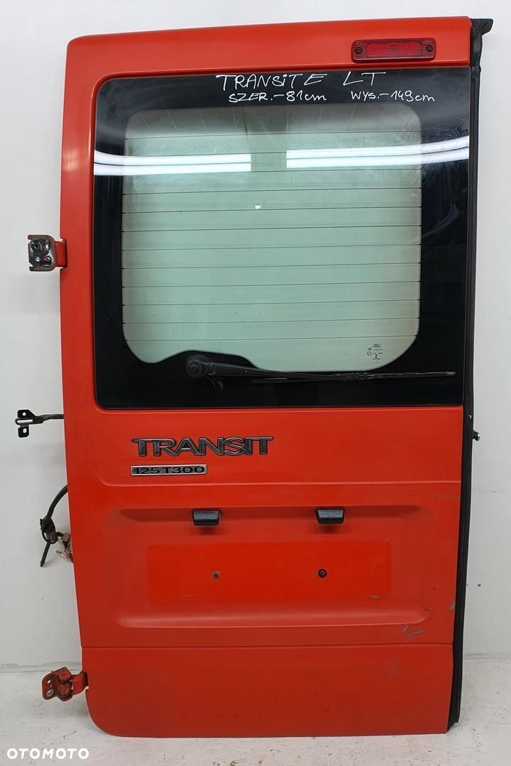 DRZWI TYLNE LEWY TYŁ VERMILLION RED FORD TRANSIT MK7 - 1