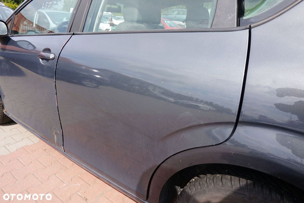 DRZWI TYLNE LEWE LEON II 1P1 5D HB LS7Z  CZARNY SEAT 2005-2009 - 4