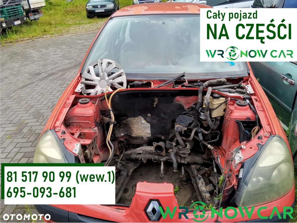 Renault Thalia (01-03r.) 1.5 DCI 65KM. Silnik K9K700 Skrzynia JB3976 lakier DV727.Cały na części. GWARANCJA !!! - 1