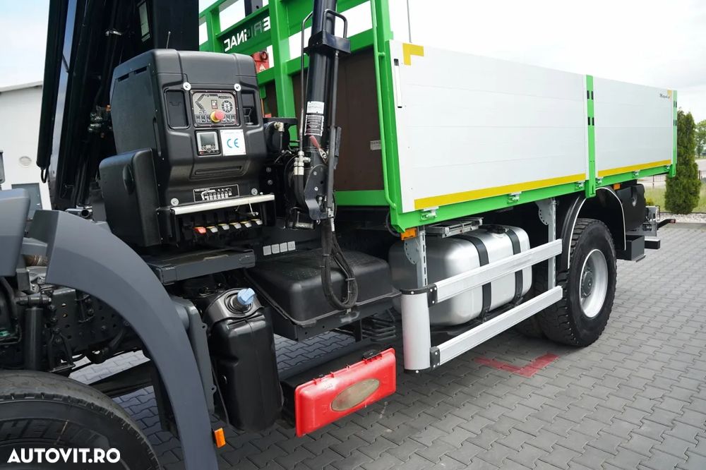 Mercedes-Benz AROCS 1835 / 4x4 / LIVRARE + HIAB 162 ES-3 HDS / RADIOCOMANDĂ / ROTATOARE / FURCĂ / EURO 6 - 18