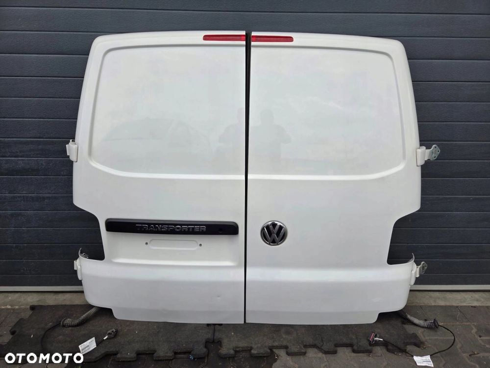 VW T6 T6.1 drzwi skrzydłowe prawy lewy tył białe LB9A KOMPLETNE - 1