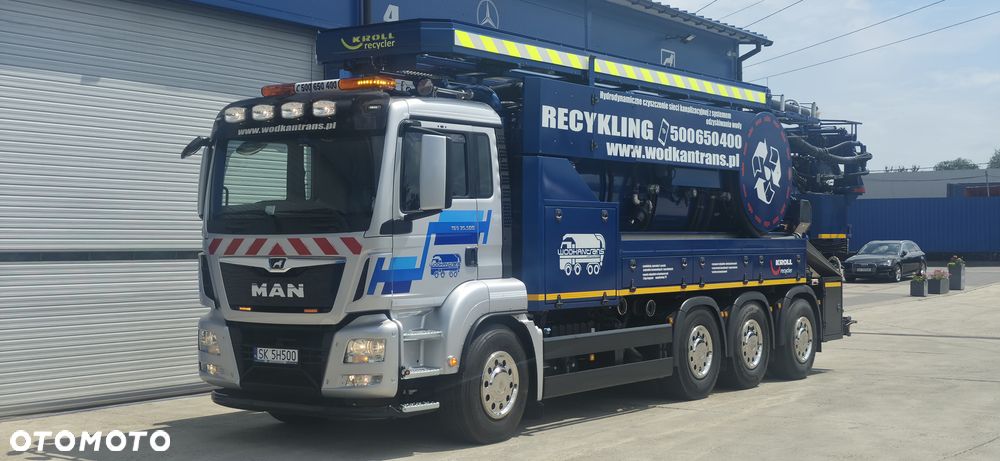MAN TGS 35.500 KROLL Recycler CVS 3100 URACA P4-45 540ll/175bar - 2