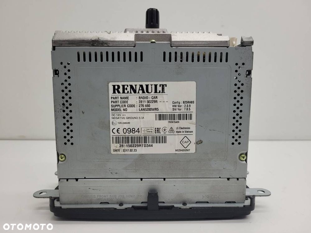 RADIO NAWIGACJA DACIA DUSTER I LIFT 281150229 ORYGINAŁ - 7