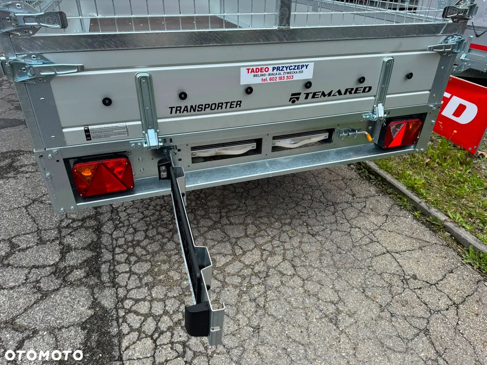 TEMARED TRANSPORTER 3617/2 C 2T + nadstawki siatkowe, najazdy alu - 19